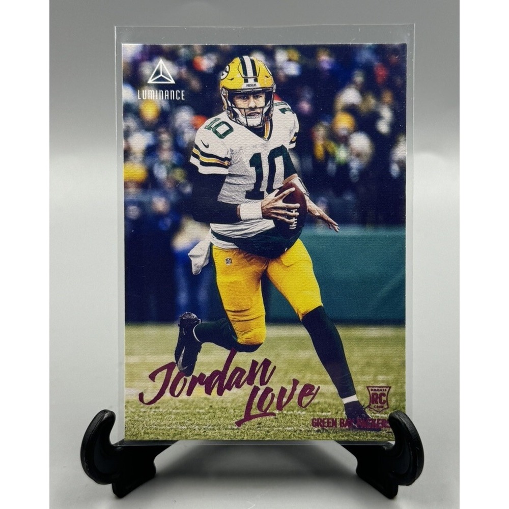 2020 Panini Chronicles Luminance JORDAN LOVE Pink Rookie #204 Packers